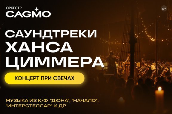 Оркестр CAGMO — Саундтреки Ханса Циммера при свечах