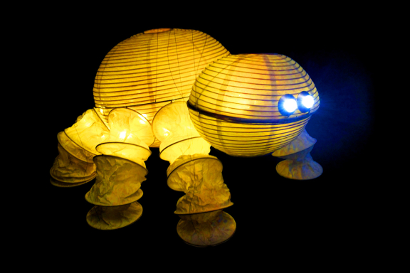 Представление световых кукол. Театр Николая Зыкова (Москва)