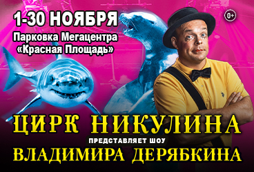 Цирк Никулина представляет шоу Владимира Дерябкина "Голограмма" г. Краснодар