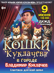 Владимир Куклачёв Спектакль для всей семьи «Кошки Куклачева в городе!»