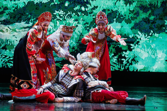 «Илья Муромец и Соловей-разбойник» представление ГКА "Ивушка"для детей