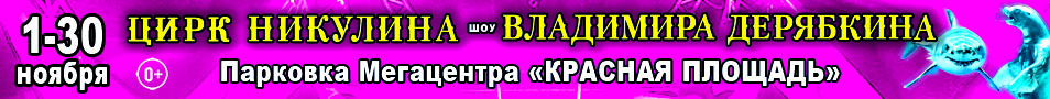 Цирк Никулина представляет шоу Владимира Дерябкина "Голограмма" г. Краснодар