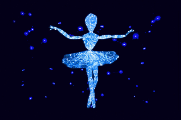 Представление световых кукол. Театр Николая Зыкова (Москва)